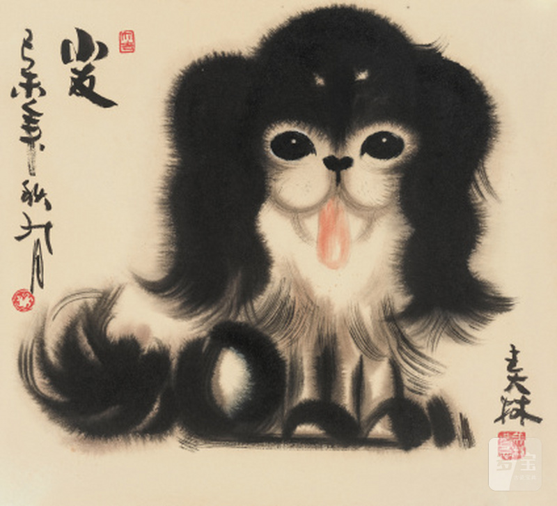 韩美林 b.1936 小友